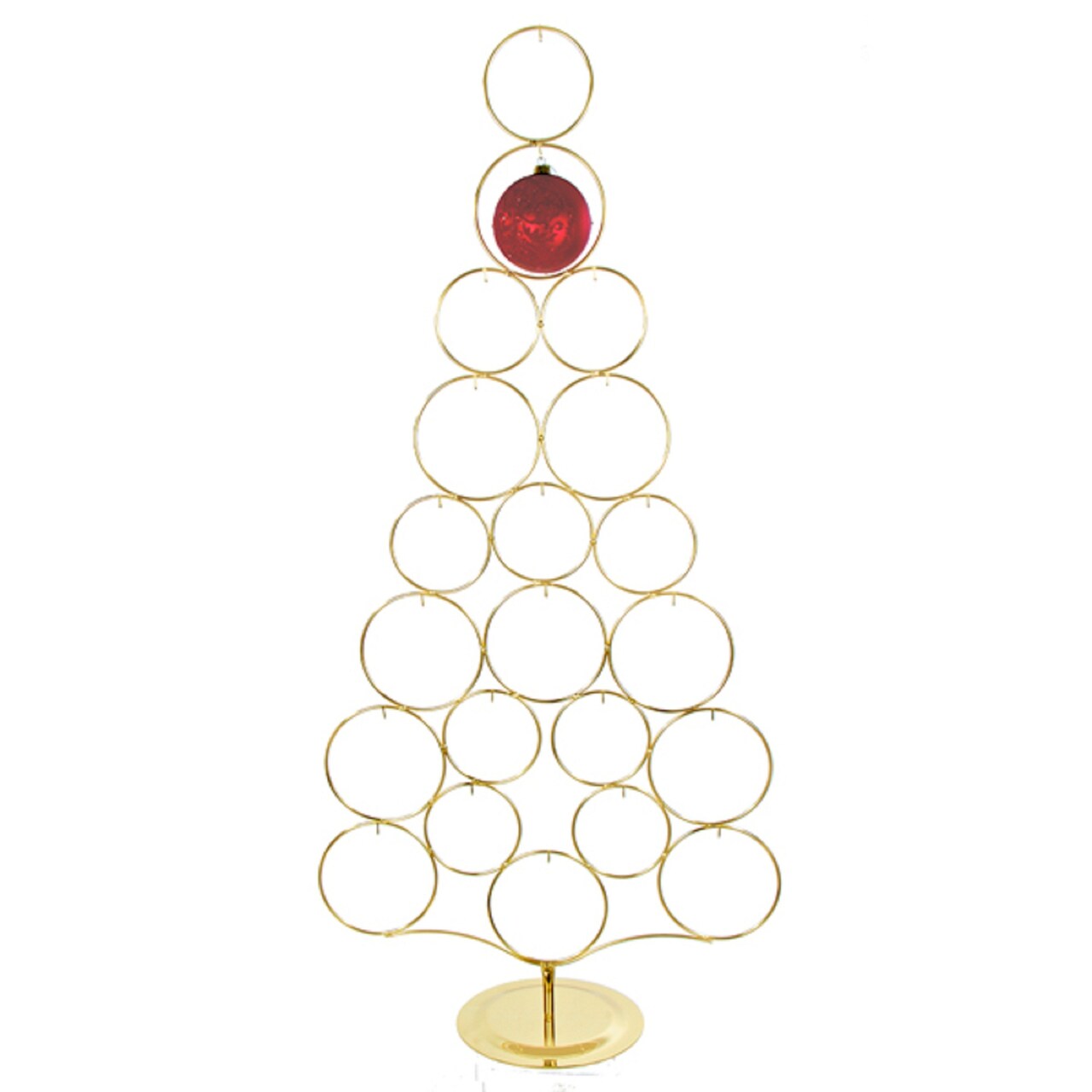 Kurt Adler 42" Gold Metal Decorative Christmas Tree Rack